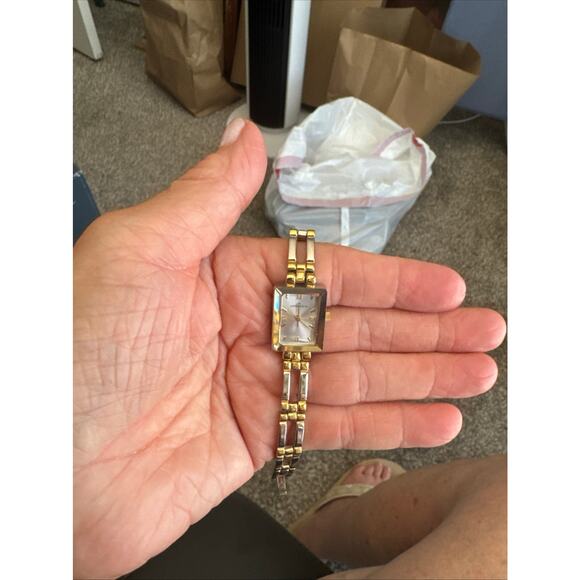 Vintage Anne Klein Silver and Gold Tone Women’s Watch - Picture 1 of 10